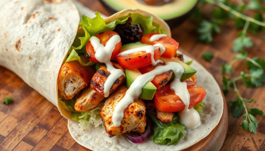 Grilled Chicken Wrap