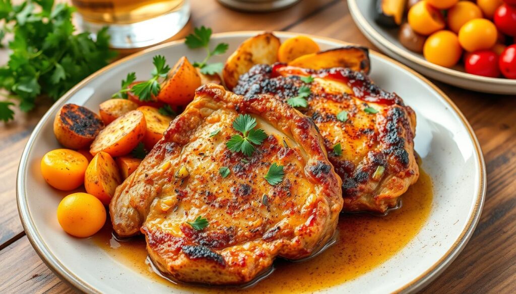 Keto Air Fryer Pork Chops