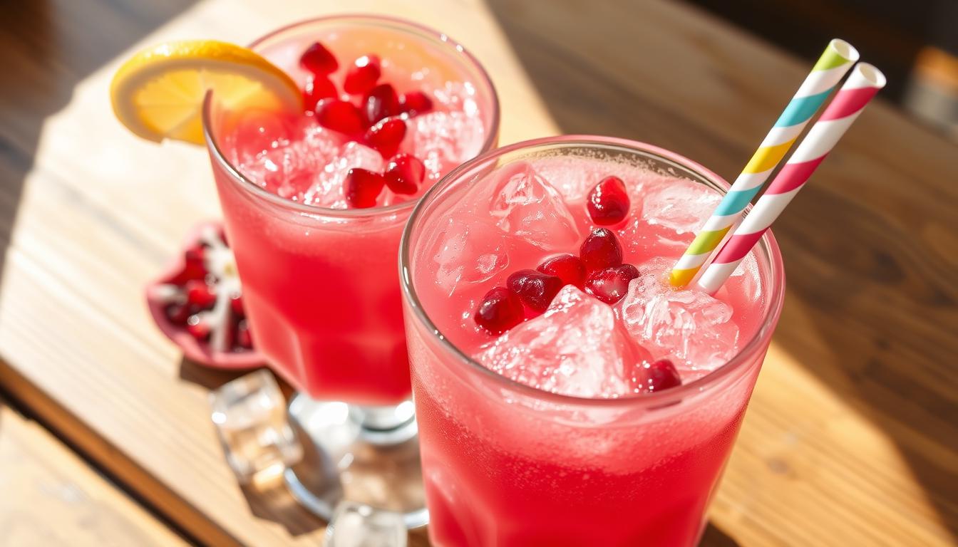 Pomegranate Lemonade Slushie