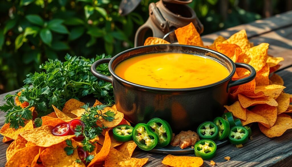 Smoked queso for parties