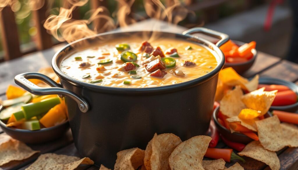 smoked queso dip