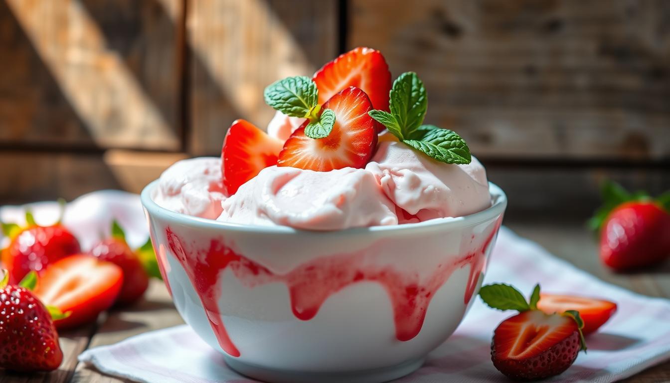 strawberry ice cream recipe