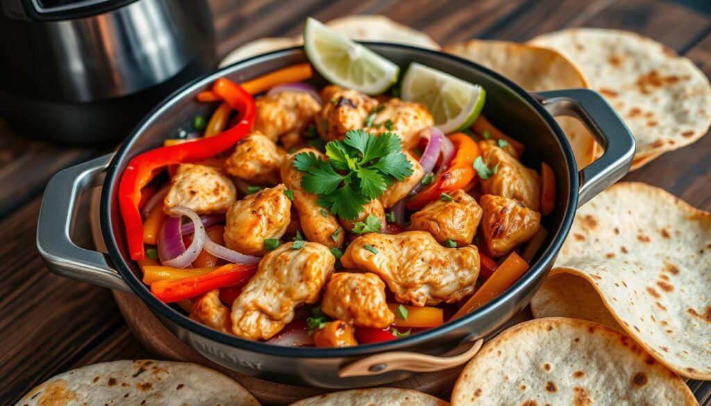 Ninja Foodi Chicken Fajitas