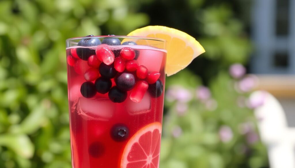 blueberry pomegranate lemonade