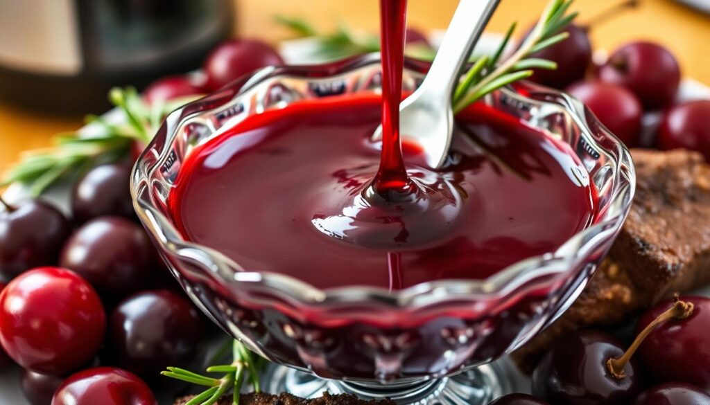 cherry wine reduction sauce