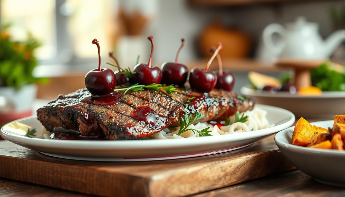 sweet cherry wine recipe for beef​