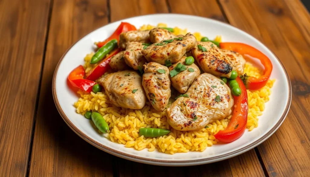 chicken and yellow rice recipe