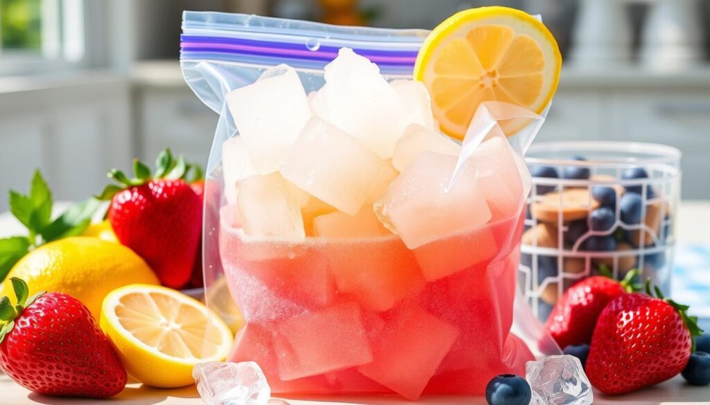 ziplock bag method for making slushies