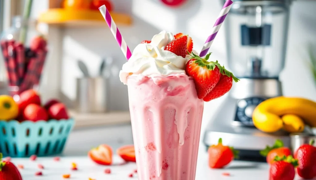 Ninja Slushi Strawberry Milkshake Recipe