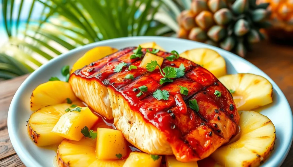 Pineapple Chili Salmon Recipe