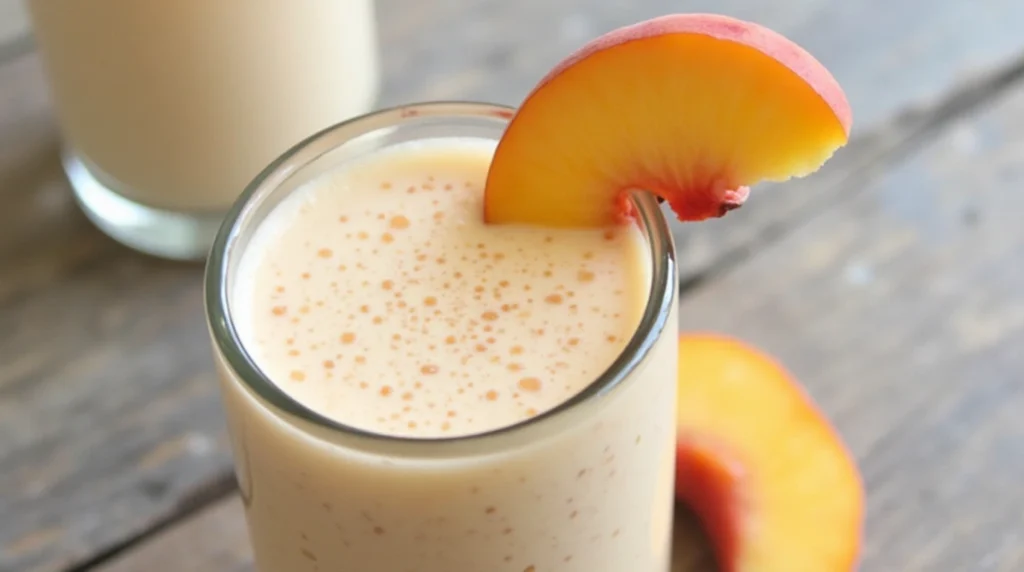 Peach Smoothie Recipe with Yogurt