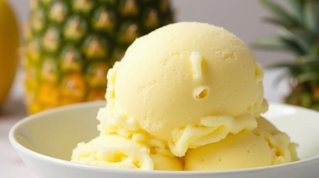 fresh pineapple sorbet ninja creami