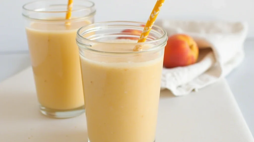 peach smoothie recipe without banana