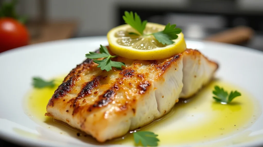 grilled dorado fillet